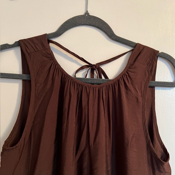 InWear “Rory” brown dress. Size 36/Small Sleeveless Maxi, loose fitting. NWT. - Picture 2 of 16